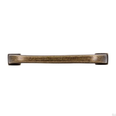Länglicher Möbelgriff 1577 96 Antik Bronze