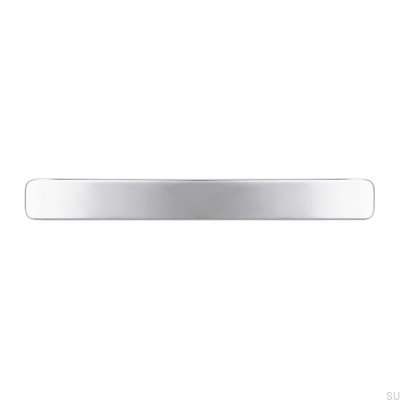 Langer Möbelgriff 1666 128 Chrom glänzend