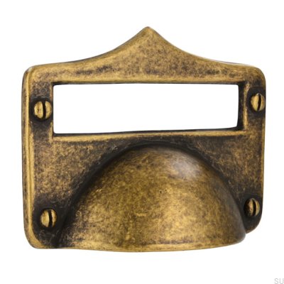 Muschelgriff 1682 32 Antik Bronze