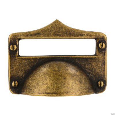 Muschelgriff 1682 32 Antik Bronze