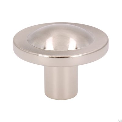 Möbelknopf 1746 40 Silber gebürstet