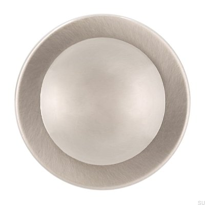 Möbelknopf 1746 40 Silber gebürstet