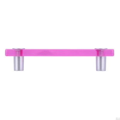 Länglicher Möbelgriff SM8119I 96 Kunststoff Rosa