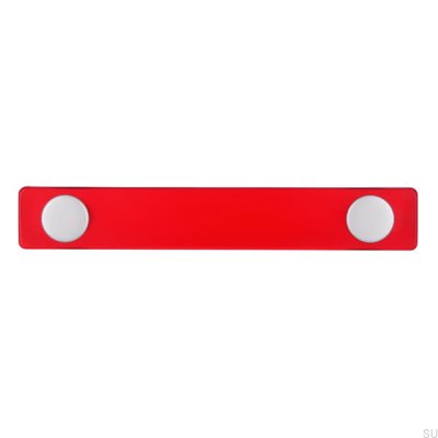 Länglicher Möbelgriff SM8119I 96 Kunststoff Rot
