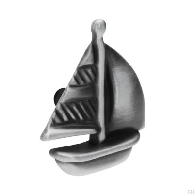 Möbelknopf Łódź 1884 Antik Silber