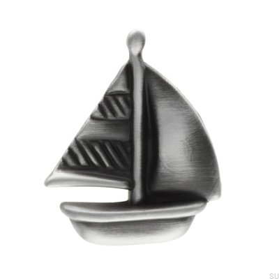 Möbelknopf Łódź 1884 Antik Silber