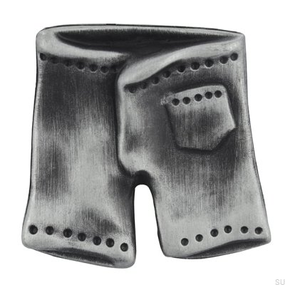 Möbelknopfhose 1888 Altsilber