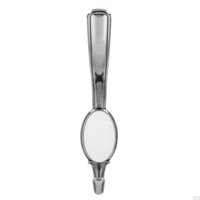 Wandmantel 1980 Antik Silber mit Weiß