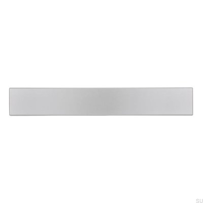 Länglicher Möbelgriff SM8004 128 Kunststoff Silber