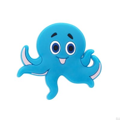 Möbelknopf H234 Octopus Rubber Blau