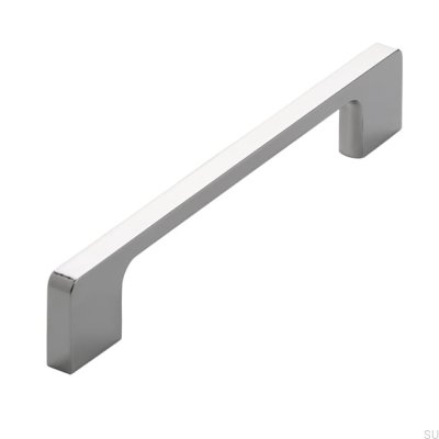 Möbelgriff lang 2027 160 Chrom glänzend