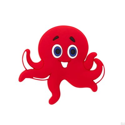 Möbelknopf H234 Red Rubber Octopus