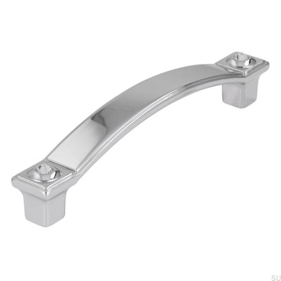 Möbelgriff lang 2038 96 Chrom glänzend