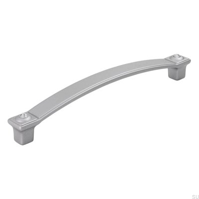 Langer Möbelgriff 2038 128 Aluminium gebürstet