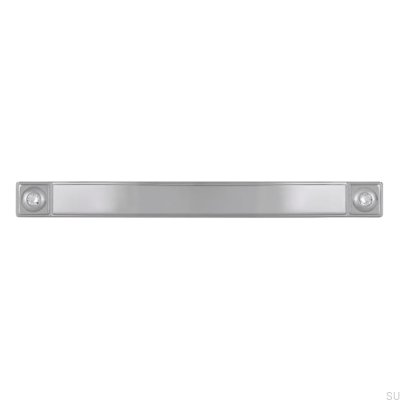 Möbelgriff lang 2038 128 Chrom glänzend