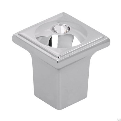 Möbelknopf 2040 Chrom glänzend