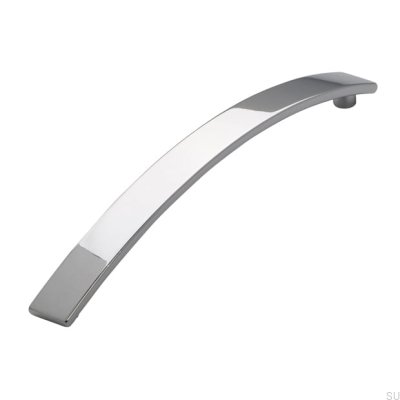 Möbelgriff lang 2084 160 Chrom glänzend