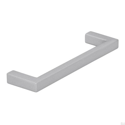 Länglicher Möbelgriff 2108 96 Aluminium Gebürstet