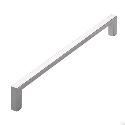 Langer Möbelgriff 2108 192 Chrom glänzend