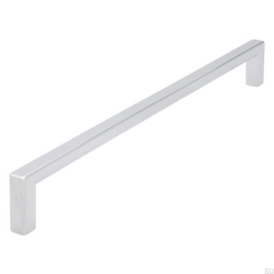 Langer Möbelgriff 2108 224 Chrom glänzend