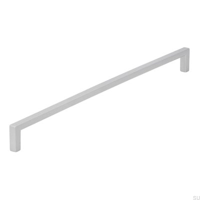 Länglicher Möbelgriff 2108 320 Aluminium gebürstet