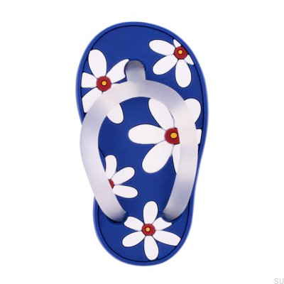 Möbelknopf H210R Rechts Gummi Blau