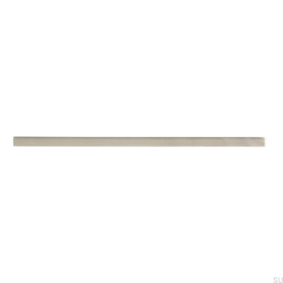 Langer Möbelgriff 2110 128/224 Aluminium Silber gebürstet