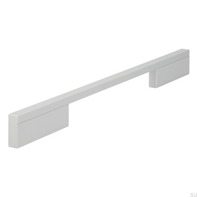 Möbelgriff lang 2110 192/288 Aluminium gebürstet