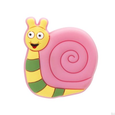 Möbelknopf H152 Schnecke Gummi Bunt