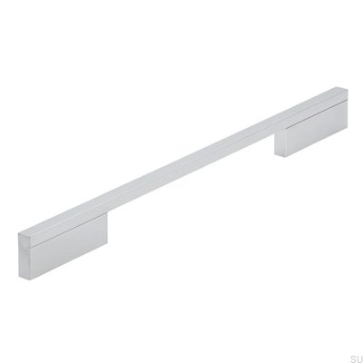 Möbelgriff lang 2110 224/320 Aluminium Chrom Poliert