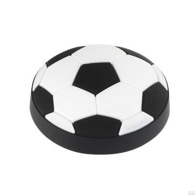 Möbelknauf H148 Schwarz-weißer Gummiball