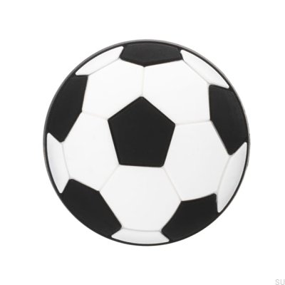 Möbelknauf H148 Schwarz-weißer Gummiball