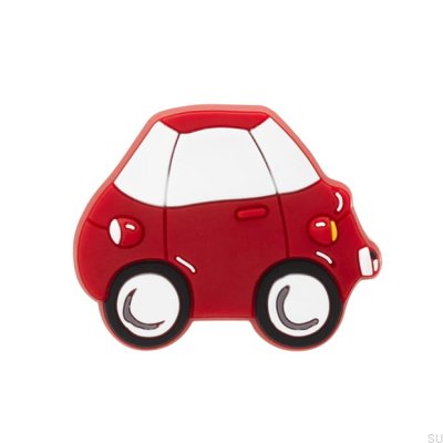 Möbelknopf H147 Autogummi Rot
