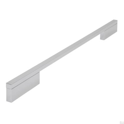 Möbelgriff lang 2110 288/384 Aluminium Chrom Poliert