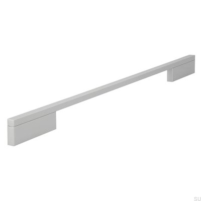 Länglicher Möbelgriff 2110 320/416 Aluminium gebürstet