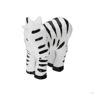 Möbelknopf H108 Zebra Kunststoff