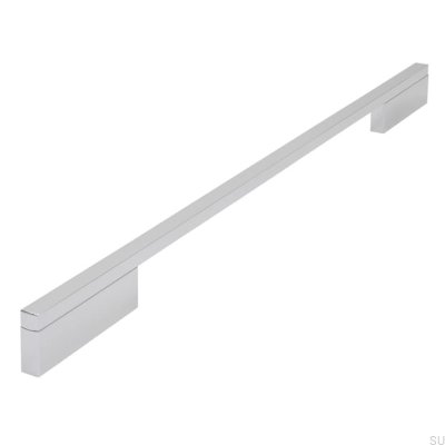 Langer Möbelgriff 2110 320/416 Aluminium Chrom Poliert