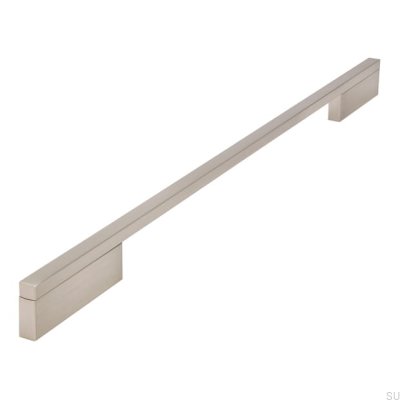 Langer Möbelgriff 2110 320/416 Aluminium Silber gebürstet