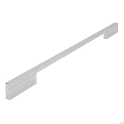 Möbelgriff lang 2110 352/488 Aluminium Chrom Poliert