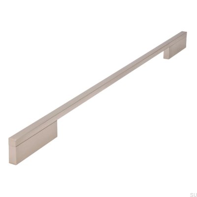 Langer Möbelgriff 2110 352/448 Aluminium Silber gebürstet