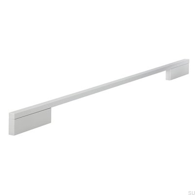 Möbelgriff lang 2110 384/480 Aluminium gebürstet