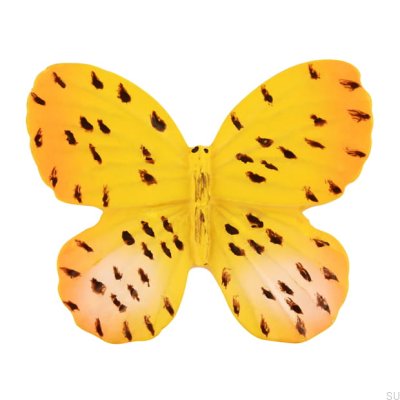 Möbelknopf H043 Bunter Schmetterling aus Kunststoff