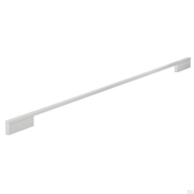 Langer Möbelgriff 2110 640/736 Aluminium gebürstet