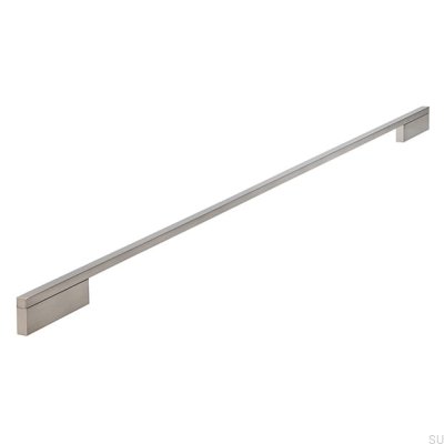 Möbelgriff lang 2110 640/736 Aluminium Silber gebürstet