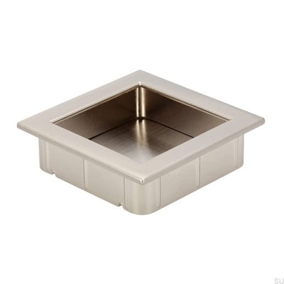 Möbel-Muldengriff 2152 56 Silber gebürstet