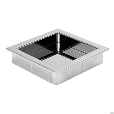 Möbelgriff 2152 76 Chrom glänzend