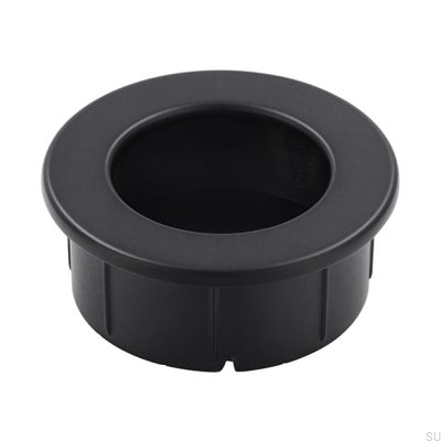 Möbel-Muldengriff 2159 40 Metall Schwarz Matt