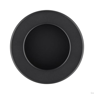 Möbel-Muldengriff 2159 40 Metall Schwarz Matt