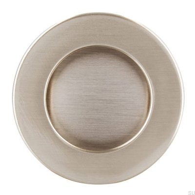 Möbel-Muldengriff 2159 40 Silber gebürstet