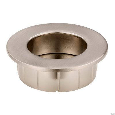 Möbel-Muldengriff 2159 50 Silber gebürstet